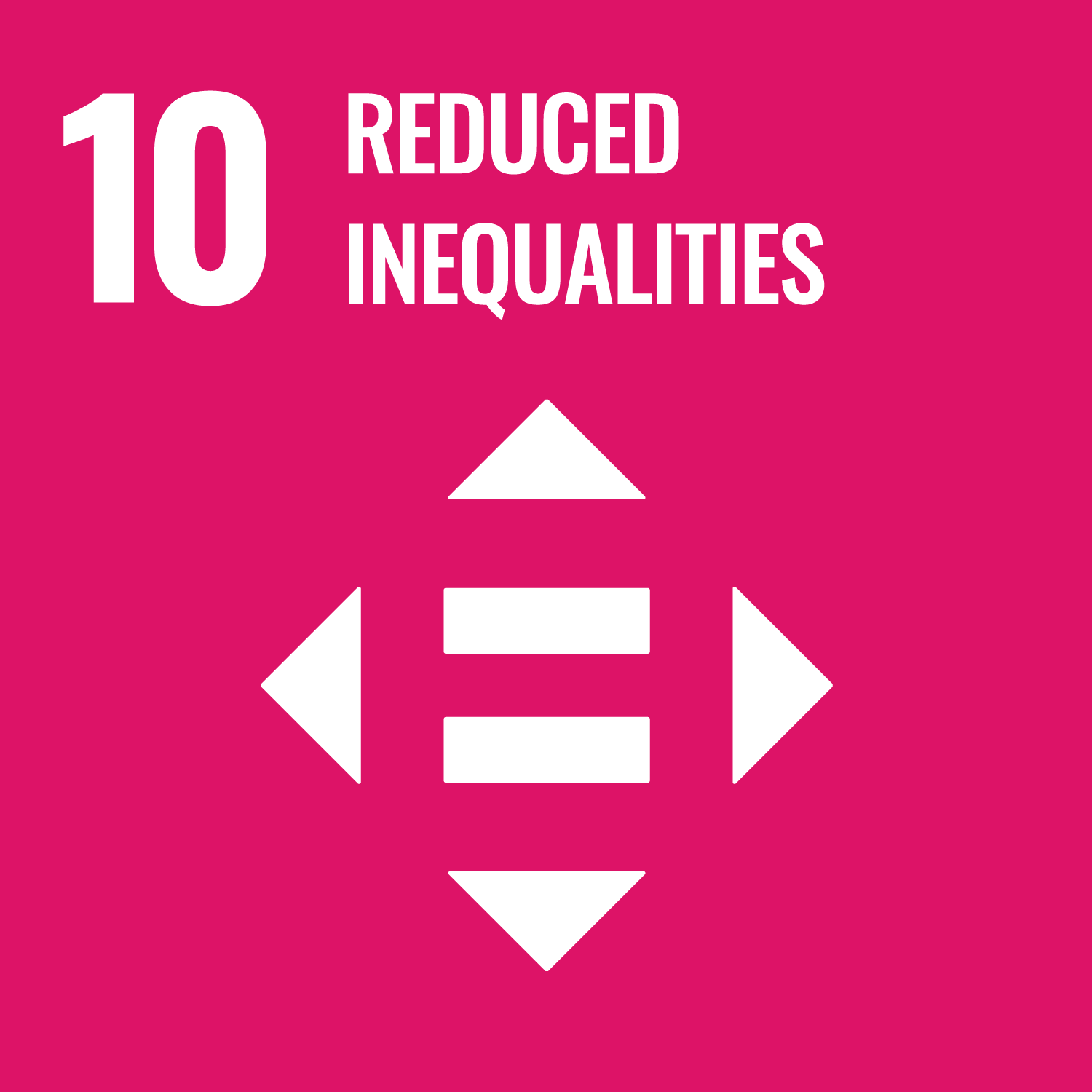 UN Sustainability Goal Icon #10